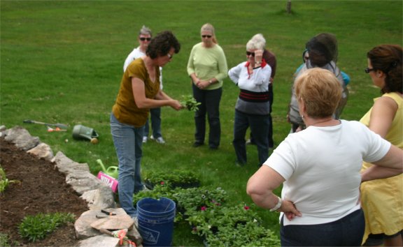 Celia gives us a tour of her beautiful gardens